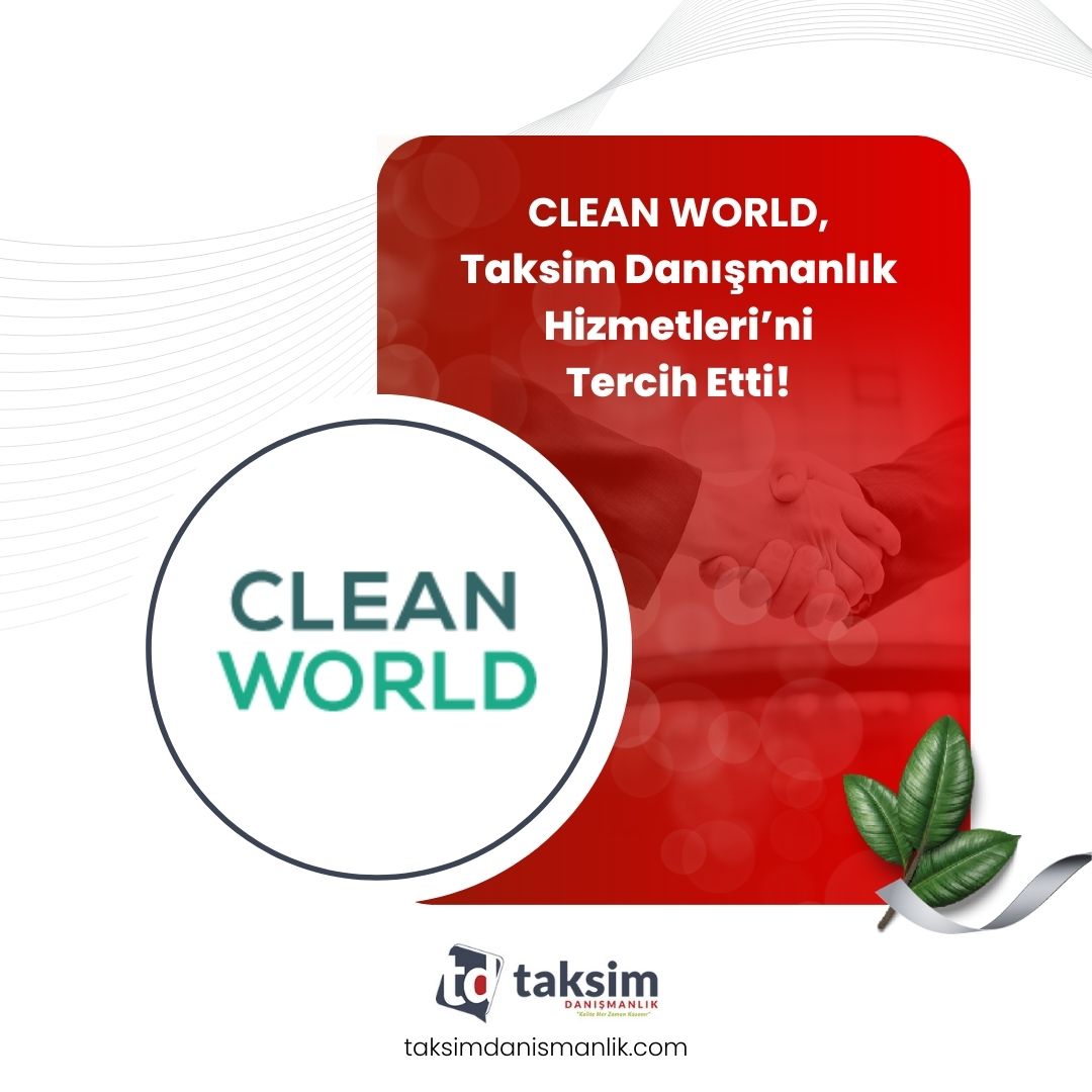 Clean World, Taksim Danışmanlık Hizmetlerini Tercih Etti! ✅

İşletmenizin markalaşma ve kurumsallaşma hedeflerini desteklemek, kalite standartlarınızı yükseltmek ve sürdürülebilirlik alanında başarı sağlamak için Taksim Danışmanlık Hizmetleri olarak her zaman yanınızdayız.