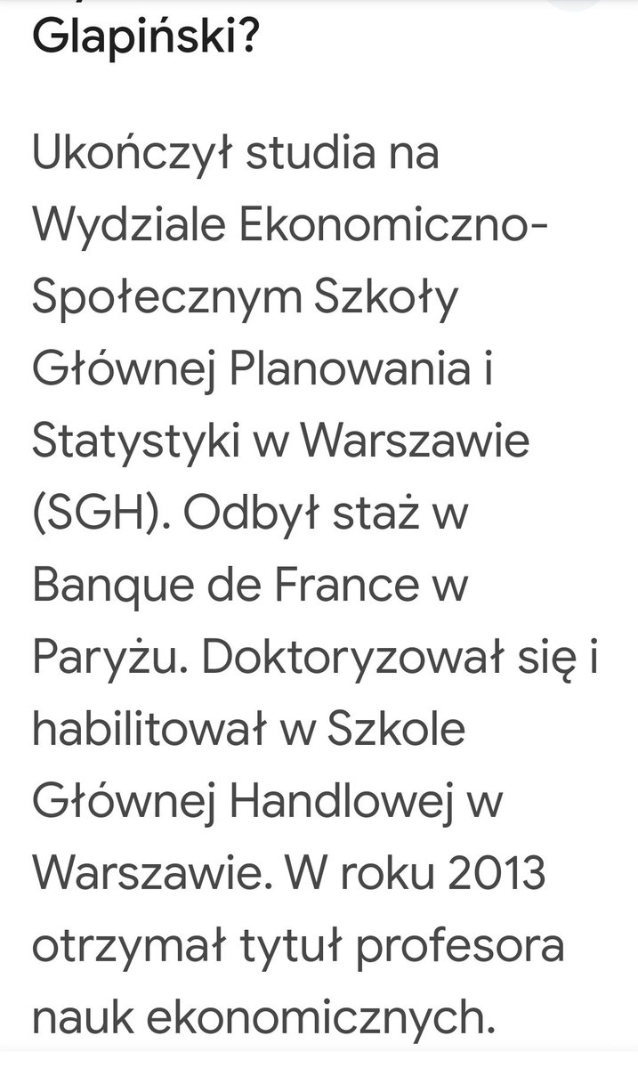 @Zeus45836Zeus @ZHostynski Hołownia skończył 47 lat. Podważa kompetencje Glapińskiego. Cyrk 👎