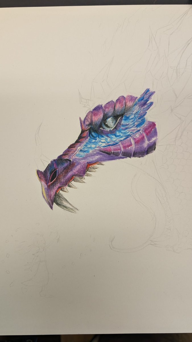 Breaking out the Prismacolor Pencils
