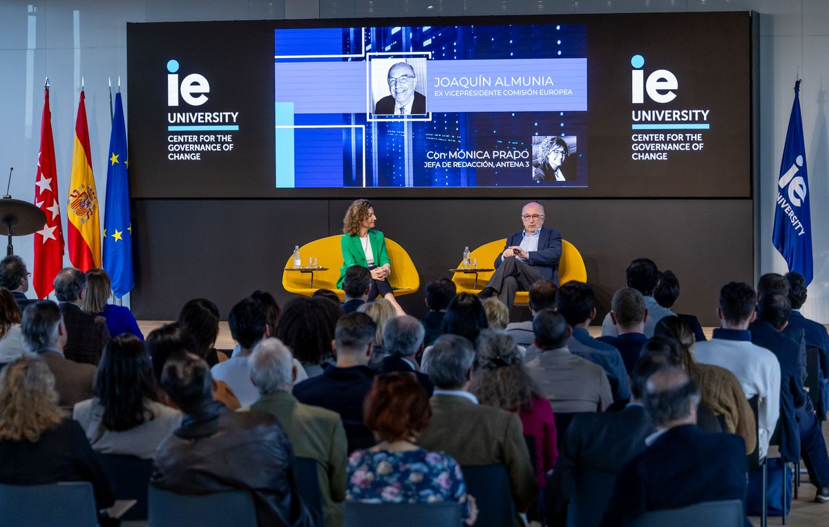 Great event on 'The Future of the Data Economy' at @IEuniversity ! In a world where data is one of the most valuable assets, the report presented by @ieGovernance highlights the need for a new social contract for an equitable and secure data economy. 💡🌐 An interesting…