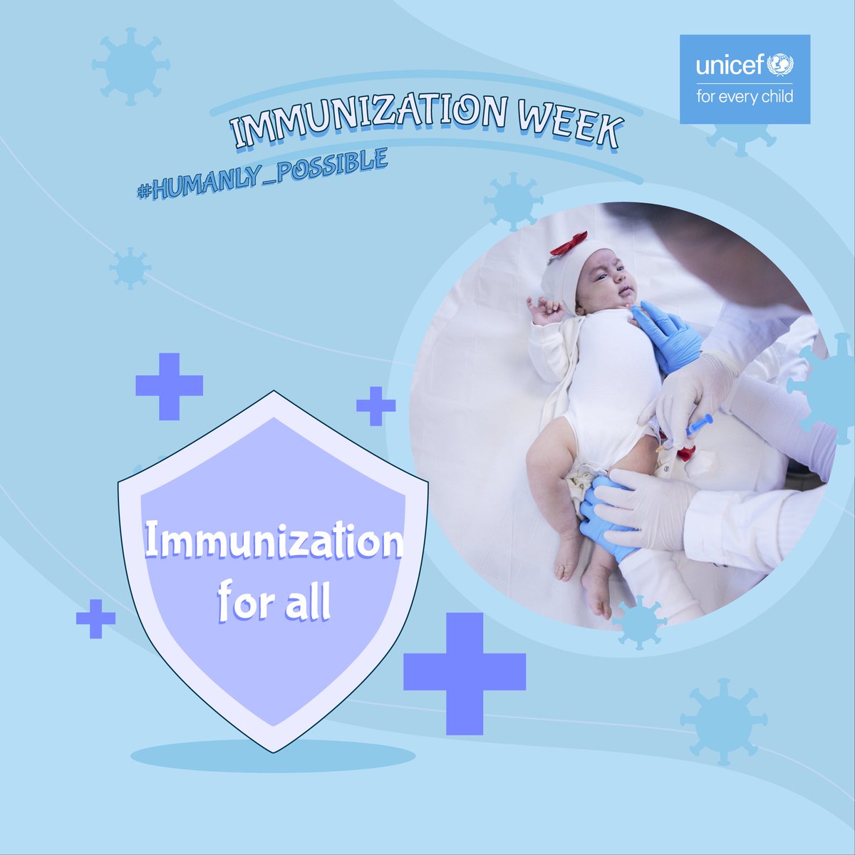 🌍 On #WorldImmunizationWeek, UNICEF Libya is proud to highlight our key achievements in partnership with the @NcdcLy / the Ministry of Health: ✨ Supported the immunization of 460,000 #children under two. 🔍 Enhancing Effective Vaccine Management Assessment revealed a 45%…
