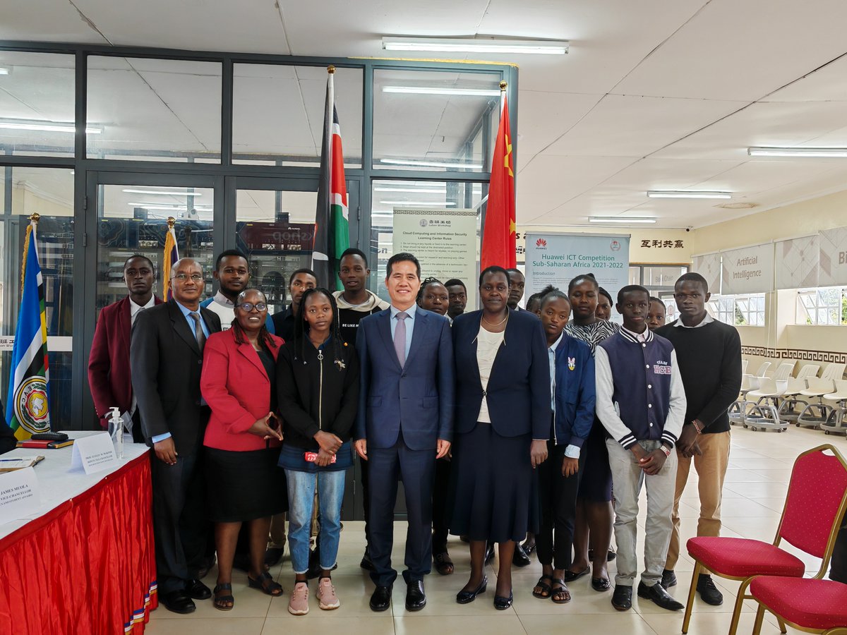 Ambassador presented scholarships to 20 outstanding students and had an engaging dialogue with University staff and students touching on wide range of topics like China's development, China-Kenya relations, ICT and innovation, etc.