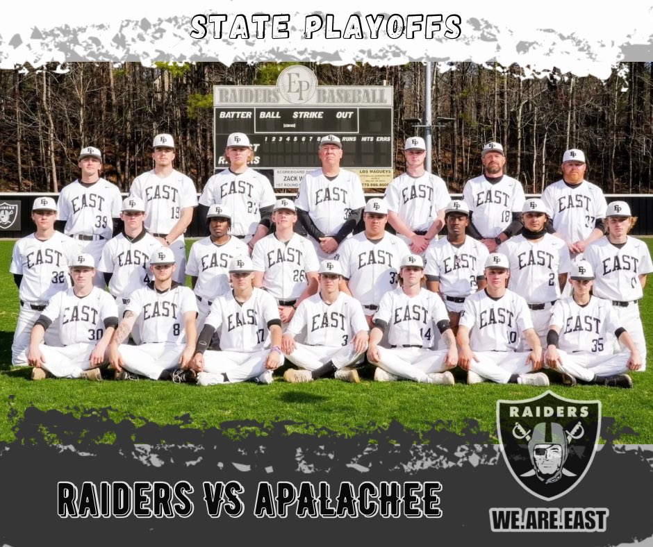 WAKE UP RAIDERS!! It’s time to go to WORK!! Our Raiders will be traveling to Apalachee this morning for a DH starting at 4:30pm. Let’s Go Raiders! 🏴‍☠️@AthleticsEP