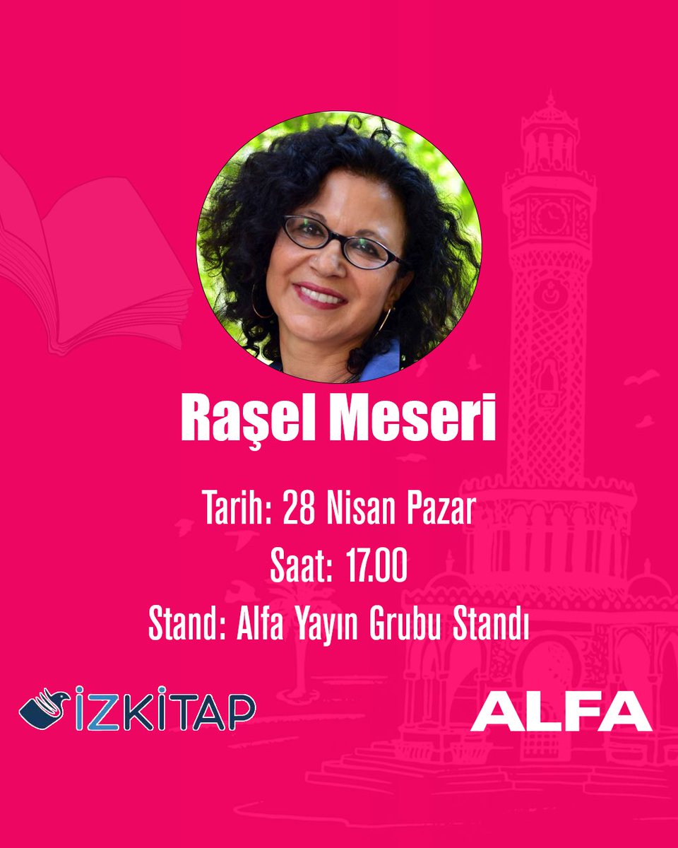 Değerli yazarlarımız, İzmir Kitap Fuarı'nda okurlarıyla buluşuyor. Herkesi bekliyoruz. 🌿 #AlfaKitap #İzmir #İzmirKitapFuarı @izmirkitapfuari @rameseri