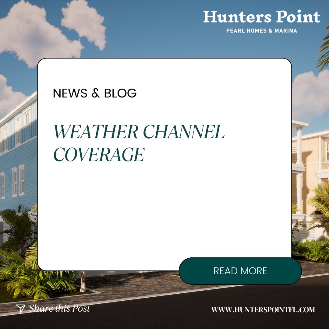 We’re delighted to share the news that Pearl Homes' Hunters Point Resort and Marina was highlighted on The Weather Channel's Pattrn, showcasing our Net Zero Energy homes adjacent to Anna Maria Island.

hunterspointfl.com/blog/weather-c… 

#GreenHomes #Innovation #SustainableLiving