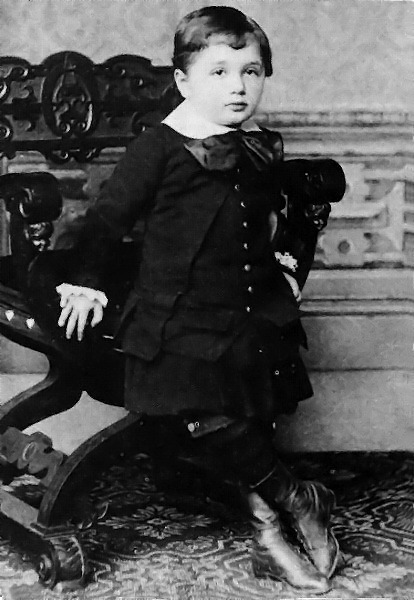 #ThrowbackThursday: Albert Einstein at the age of three in 1882.