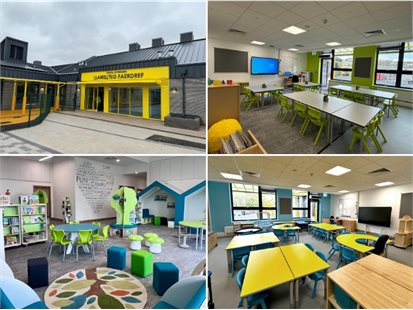 Pupils and staff at Llanilltud Faerdref Primary School in Church Village have now moved into their community’s newly-built, first-class education facilities – with the brand new building having opened for the first time. gtfm.co.uk/state-of-the-a…