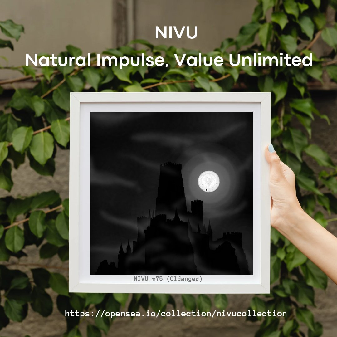 Gm NFT World👨‍🚀🚀☕☀️
  ⚫⚪ <a href="/NIVUCOLLECTION/">NIVU</a>⚪⚫
         💎NIVU #75(Oldanger)💎
Natural Impulse, Value Unlimited
          💎Exclusivity, for few!💎

opensea.io/assets/matic/0…

#NFTCommunity #NFT #nfts #nftart   #Web3 #ETH  #BTC            #xrp #Bitcoin