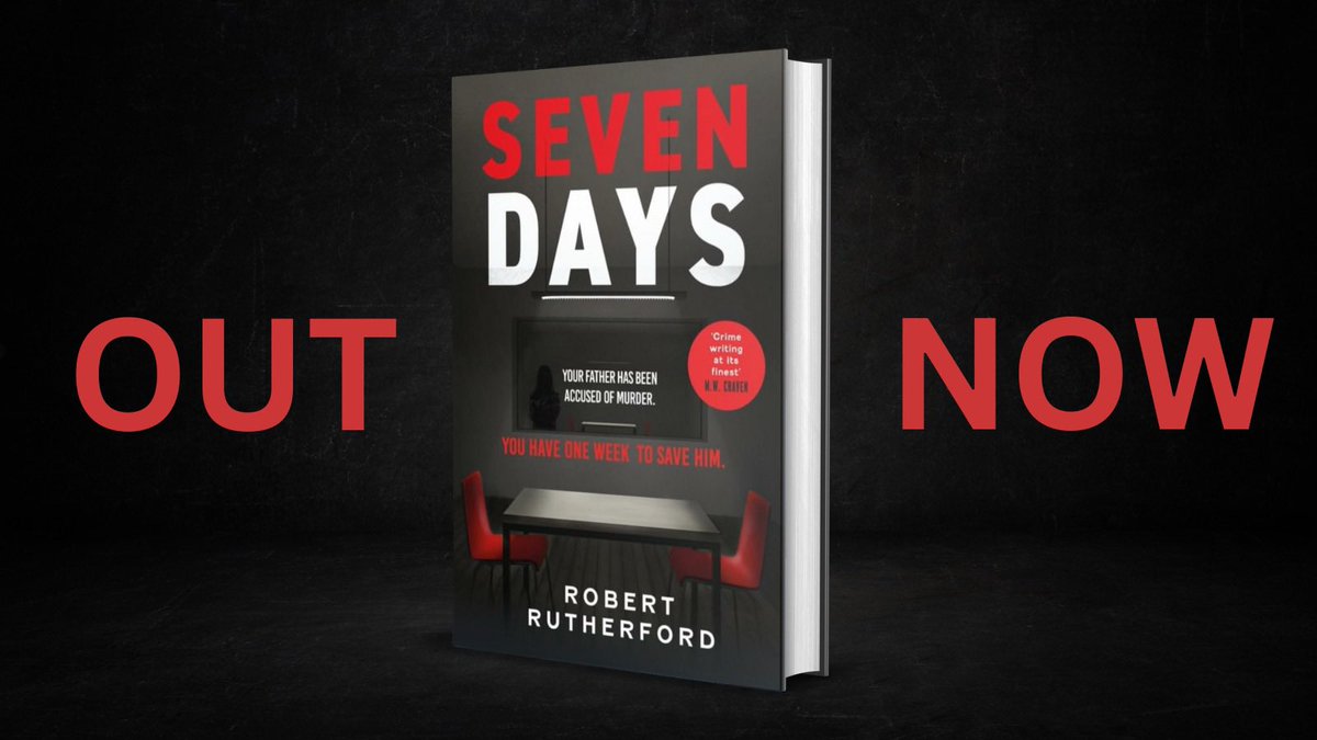 Your father is on death row. You have seven days to save him. But do you want to? Happy publication day to @rutherfordbooks - the edge-of-your-seat SEVEN DAYS is out today in hardback, eBook and audio. bit.ly/4b8ugRo