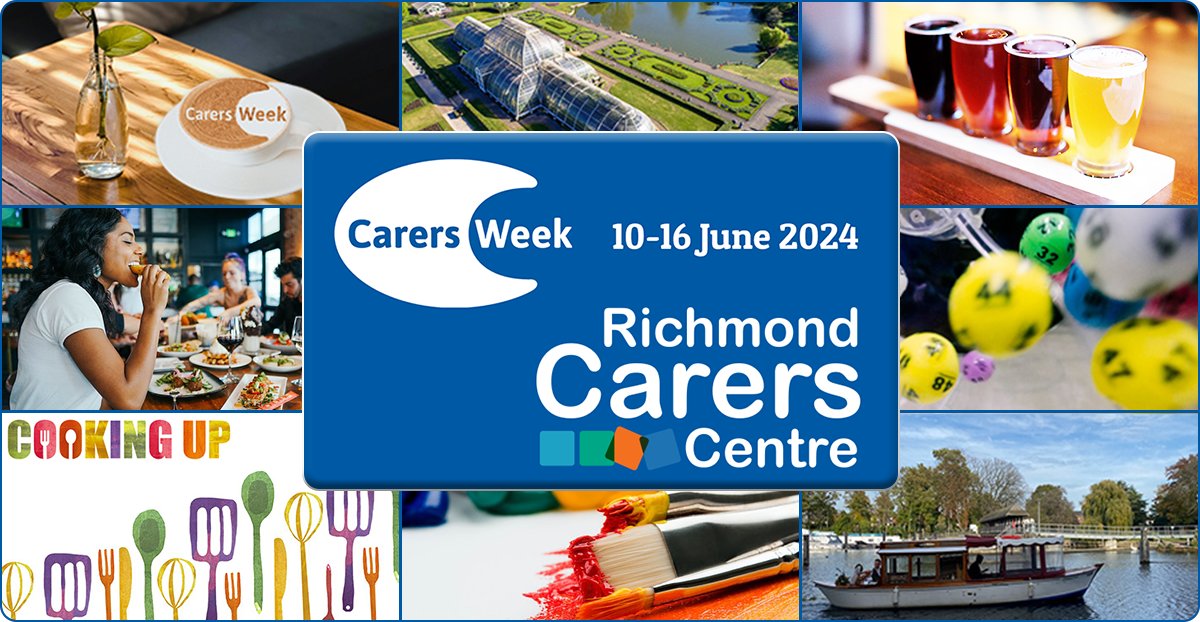 We have published our programme of activities and workshops for unpaid carers during Carers Week 2024 (10-16 June). Take a look at what we have to offer richmondcarers.org/2024/04/23/car… #CarersWeek2024 #unpaidcarers #ActivitiesForCarers #WorkshopsForCarers #SupportCarers #CarersRights