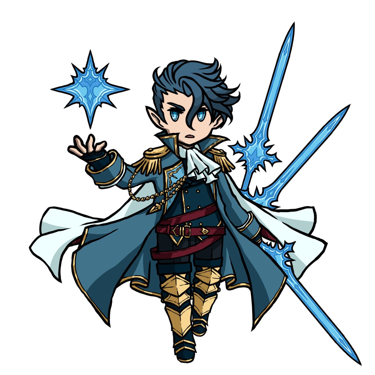 jaeulu's tweet photo. Viktor is the crown prince of the proud and once mighty Tsardom of Rostovia; now under the yoke of imperial rule. Of royal blood, he can call upon Serdtsa, the sovereign soul of Rostovia, and manifest its power to protect the realm and its people. #FinalEncounter https://t.co/zzT8Wv8W4j