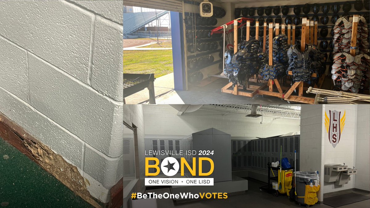 LewisvilleISD's tweet photo. The HHS field house &amp; LHS track &amp; field locker room HVAC &amp; roofing systems are both operating beyond their expected life cycles. The HHS field house, which was built in 2003, is used for equipment storage which becomes affected by extreme temperatures.

#OneLISD #BeTheOneWhoVotes https://t.co/Ps3OlMsfkQ