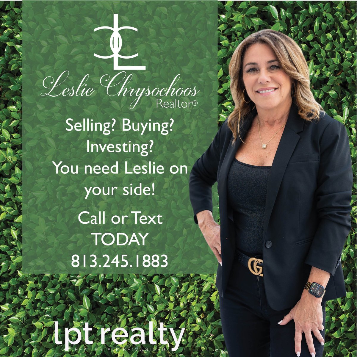 Buying, selling, or investing - you need me on your side!
Text or call 813-245-1883 today. I'm ready to get to work for you!

#realestate #luxuryhomes #tampabayhomes #lptrealty #LptMagic #RealEstateReimagined #lptsocials #tampahomefinders #tamparealtor #813realtor #tampabay...