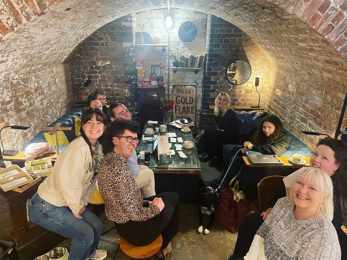 takebacktheatre's tweet photo. Writers drop in underway at @53two - today we’re doing an exercise called every ending is another beginning… using the last lines of plays without context as a starting point - that could be as the first line of a story, a monologue or the inspiration that kicks off a new scene! https://t.co/QrwFpXCVjE