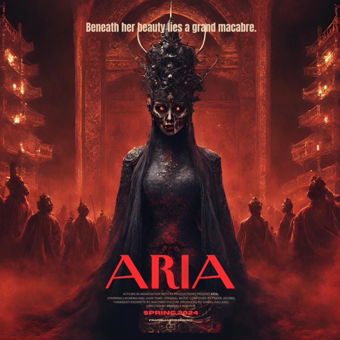 Aria (2024) Drama/Horror. The Chénier Opera House was abandoned for years, now haunted, reopens it’s old wounds as one diva takes vengeance to settle a score. youtube.com/@frankjacobsmu…

#aria2024, #filmcomposer, #horrorfilm, #horrormovie, #indiehorror, #filmmaker, #horrorfamily