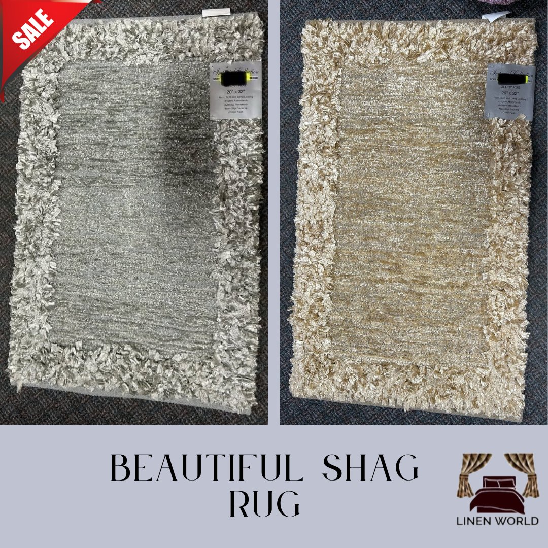 BEAUTIFUL SHAG RUG

"Step into luxury with our stunning Shag Rug! 😍 Soft, stylish, and oh-so-inviting, it's the perfect addition to any space. Let your toes sink into its plush comfort and elevate your home decor to a whole new level. #ShagRug #HomeDecor #LuxuryLiving"