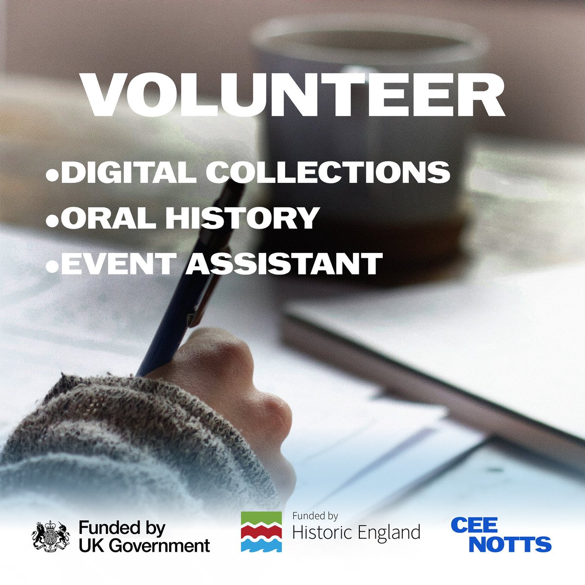 Do you want to support the work of CEE Notts? We are looking for volunteers to help us with our Capturing Shadows programme, preserving the memory of Mansfield's Central and Eastern European communities from past and present