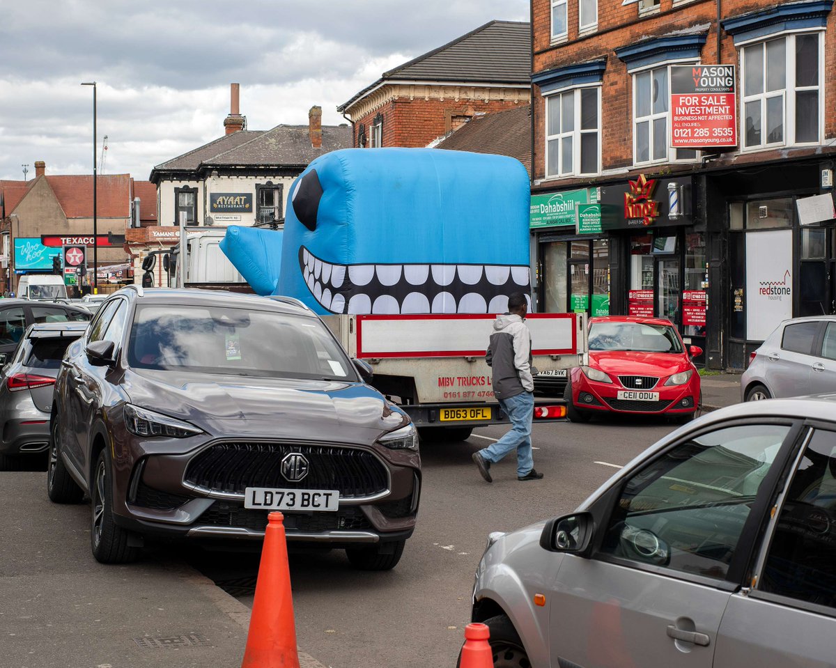 Did you catch a glimpse of Walter the Whale on Parade? 👀

Saturday 20th April, Walter left Balsall Heath City Farm on the back of a flatbed truck. Walter recreated his appearance of Balsall Heath Carnival in the 80s through Balsall Heath and Sparkbrook.

📸: Tim Mills