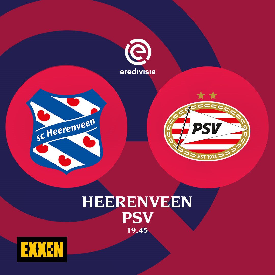 'Heerenveen - PSV' karşılaşması bugün 19.45'te EXXEN'de.