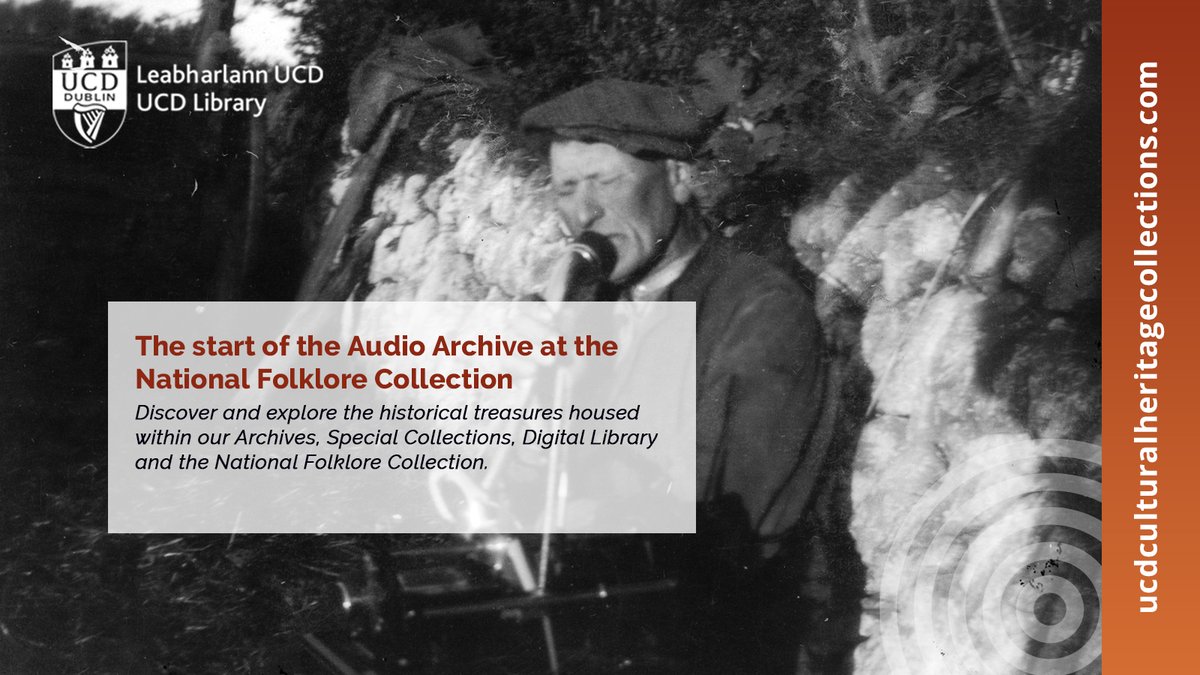 This Cultural Heritage blog post, Éamonn Ó hAdhmaill introduces us to the beginnings of the @bealoideasucd's one-of-a-kind Audio Archive. Learn about the great collectors, their methods and sheer determination to collect the folklore of Ireland bit.ly/4bdJmVN