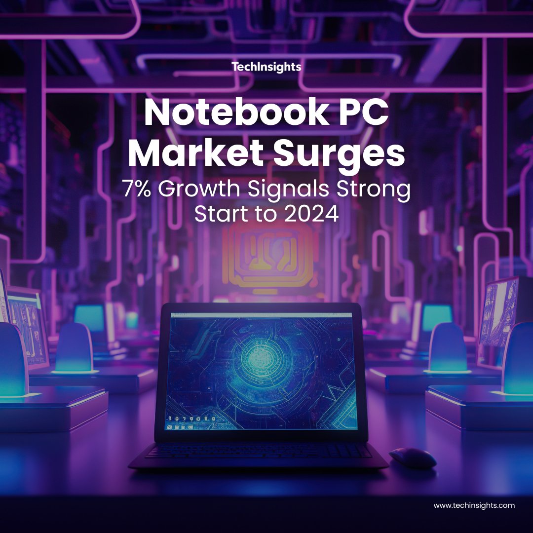 🚀 Notebook PC market sees 7% growth in Q1 2024! bit.ly/4aLXaXK 📈 @Lenovo leads, followed by @HP and @Dell. Despite challenges, innovation and demand remain strong. Dive into the latest insights! bit.ly/4aLXaXK 💻 #PCMarket #TechTrends