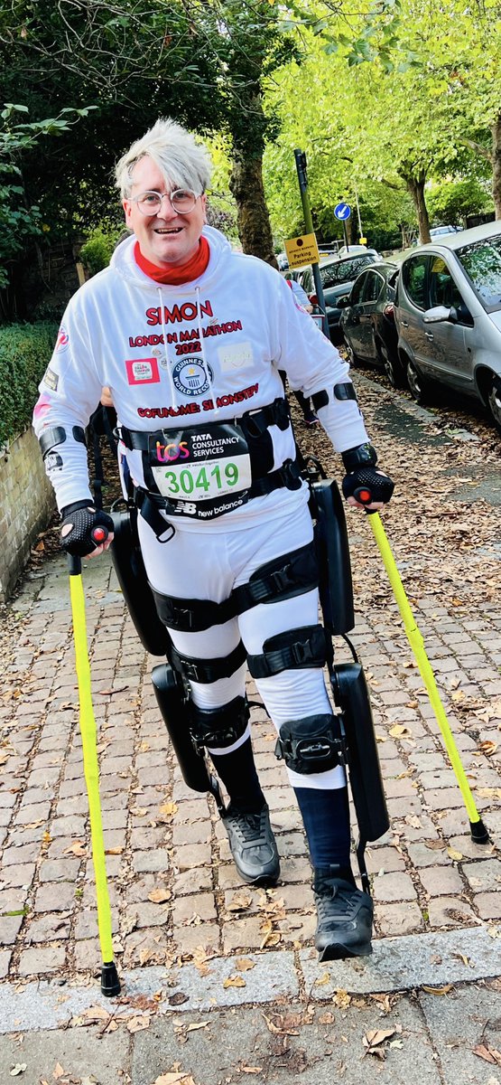 Simonssteps's tweet image. Roll on 2025 another marathon under my belt… 
USA here I come 💪🏻 
Using my Rewalk Exoskeleton Suit 🦿🦿
Bring it on x