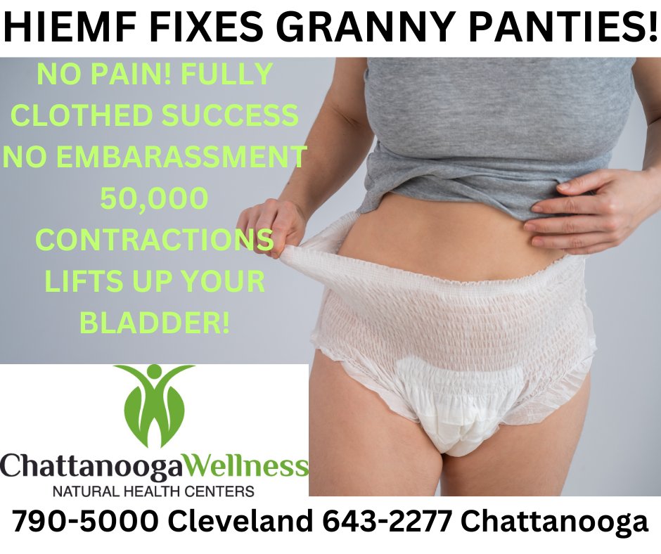 #Incontinence #Bladder #Leakage  #incontinence @#Bladderleakage #Diapers #Chattanooga #Chiropractic #Clevelandtn