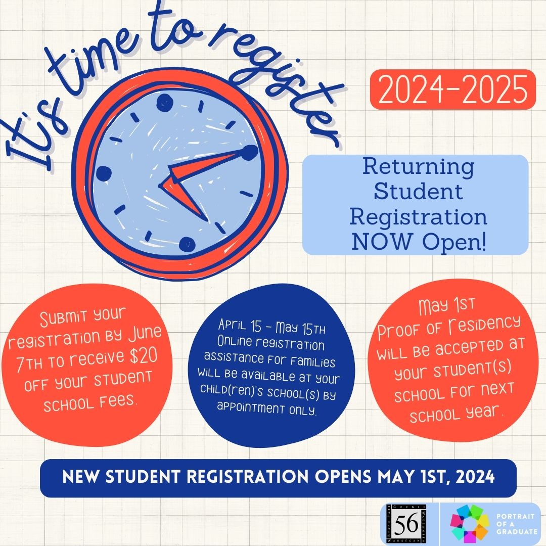 Registration for Returning Students is NOW open ! Please read our Returning Student Registration newsletter for more information smore.com/n/8s19p