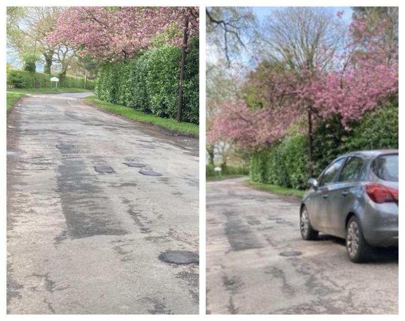 Goostrey villagers welcome temporary pothole repairs on Hermitage Lane dlvr.it/T60Zv7