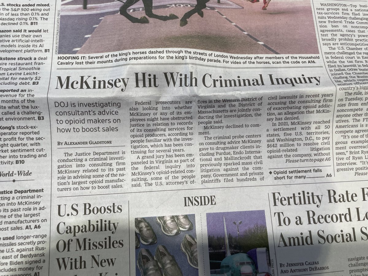 McKinsey doing something illegal? Who could’ve predicted… /s (source: today’s WSJ)