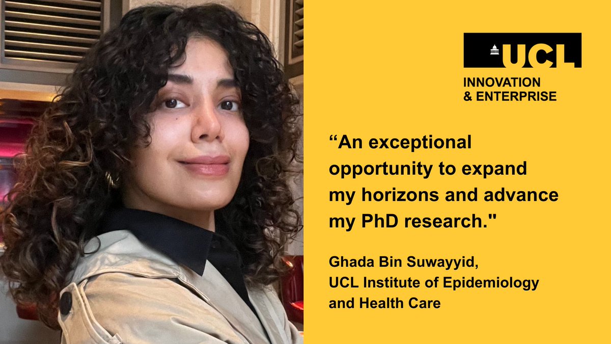 UCL researchers - apply for funding to collaborate with an industry partner to explore challenges in women's health tech: bit.ly/4acK5G9 Learn how PhD student Ghada Bin Suwayyid's project is promoting inclusivity in menopause digital platforms: bit.ly/3PZ8Fm8