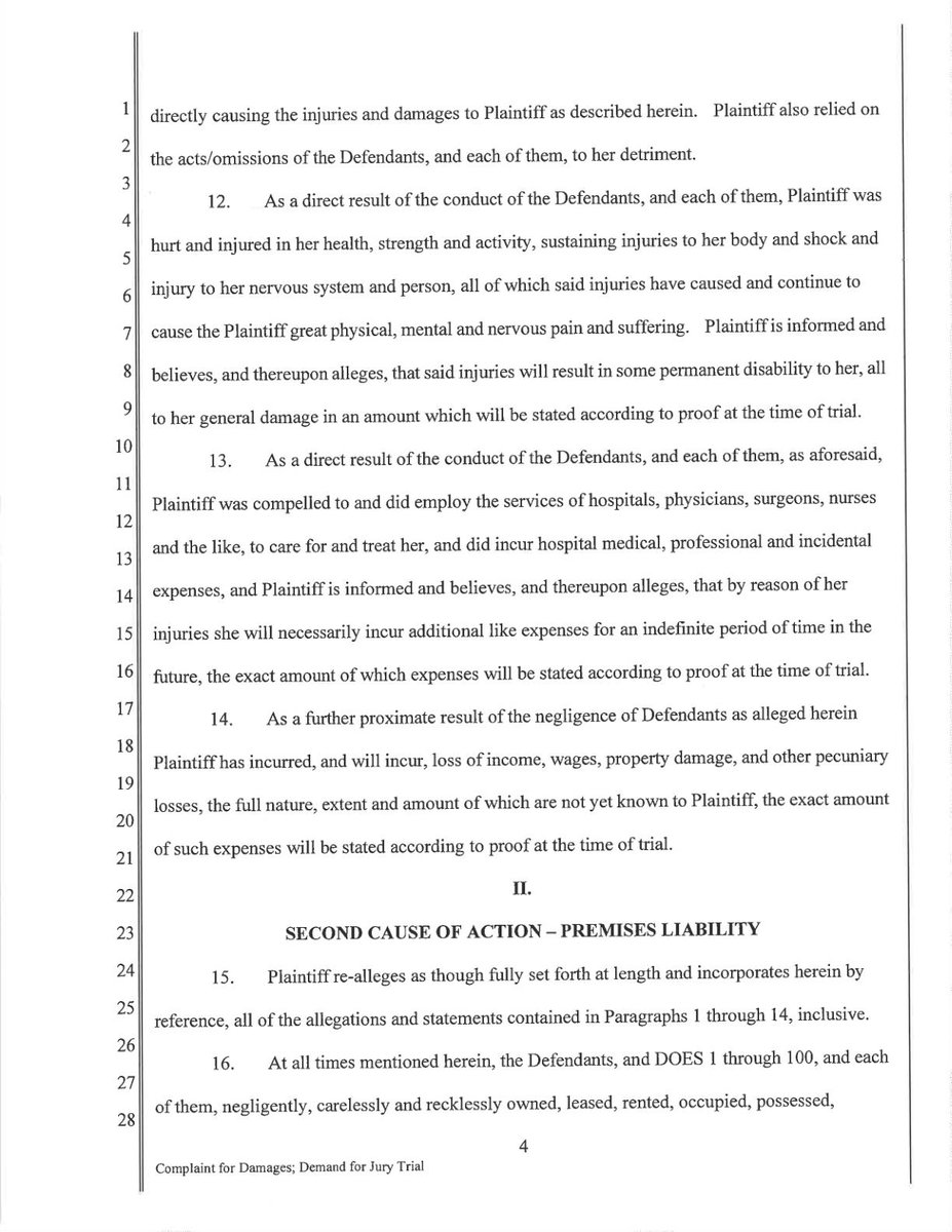 Filed yesterday: FRANZ vs BP AMERICA INC., A DELAWARE CORPORATION, DOING BUSINESS AS ARCO AM/PM STORE NO 02152 (24CV072935)
Category: Other Personal Injury/Property Damage/Wrongful Death     
Type: Civil Unlimited
#Alameda #CastroValley