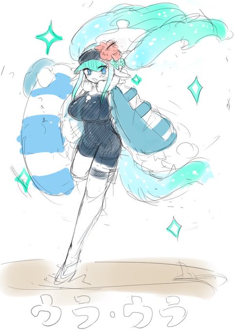 本垢のオリキャラ、『ウラ』ちゃんをみてくれ!!!!!!!! 