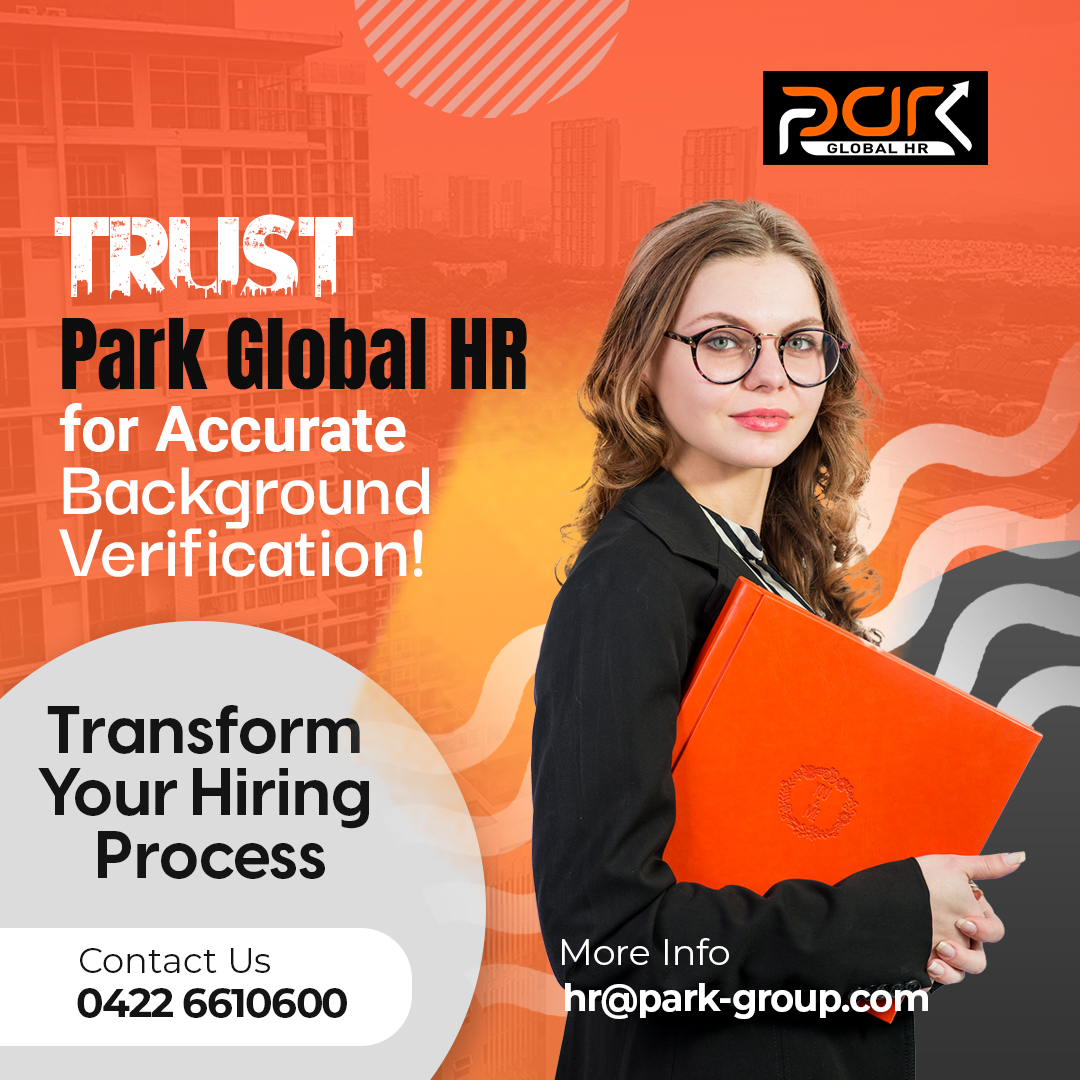 Revolutionize your hiring process with Park Global HR!  Trust us for accurate background verification services that ensure you find the best talent for your team. Say goodbye to hiring headaches and hello to a seamless, reliable process. Contact us today! 

#HiringProcess
