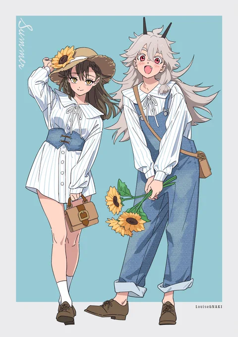 Skebでリクエストいただいた衣装コーデのイラストまとめ 