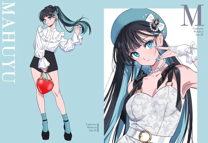 Skebでリクエストいただいた衣装コーデのイラストまとめ 