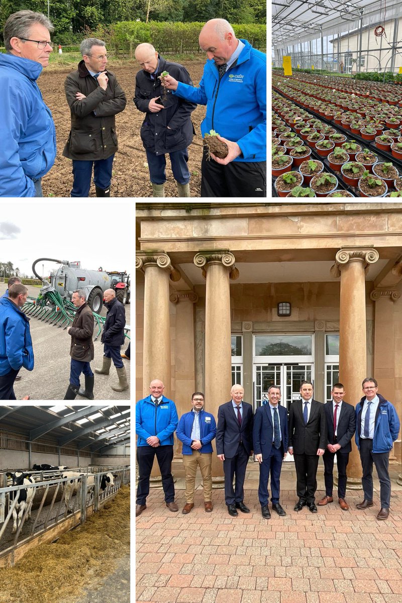 Really enjoyed my visit to @DiscoverCAFRE's Greenmount Campus yesterday. Excellent, state-of-the-art facilities, including the Dairy and Horticulture Centres, where I was shown innovations in ammonia reduction and sustainability.