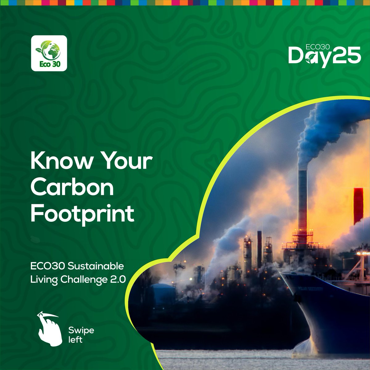 #ECO30IMPACT DAY 25
#knowyourcarbonfootprint