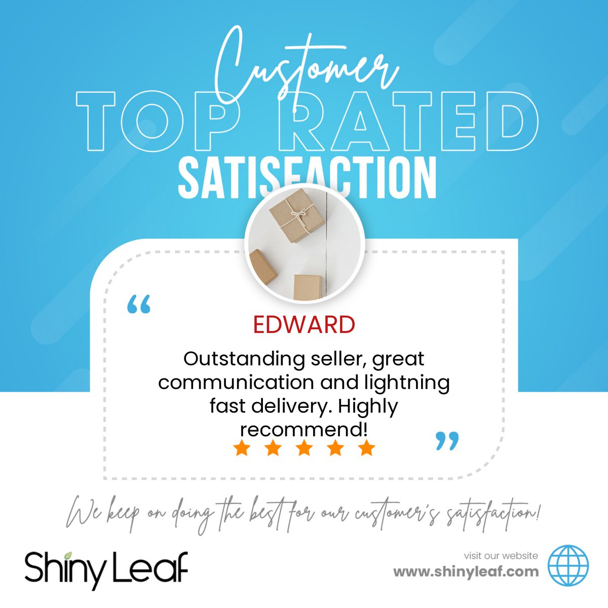 Grateful for every customer who sees the shine in our service! 🌟 Your appreciation fuels our dedication. Thank you for choosing Shiny Leaf! 💼✨#shinyleaf #customersatisfaction #customersatisfied #customersfirst #customerexperience #customerfeedback #clientfeedback