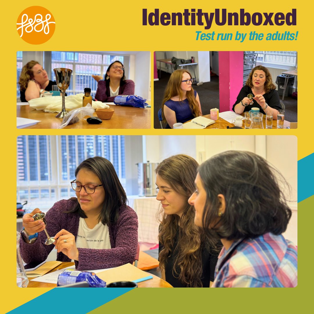 6 mysterious objects. All you know is they're somehow special. Explore and discuss.
 
This week, Anastasia from <a href="/CamInterfaith/">The Cambridge Interfaith Programme</a>, Stacey our RE Advisor, and @fbfschools got a taste of what primary pupils will be exploring soon with parents and teachers.

Check their expressions!