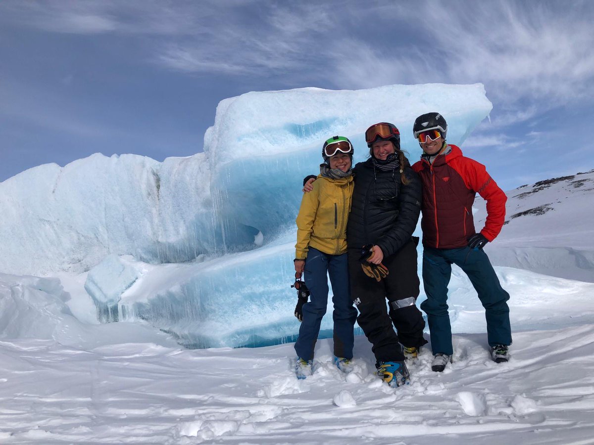 GOTHECA-NOCK (@gotheca_project) on Twitter photo Here we go again! The team is heading to Rembesdalskåka to re-establish the webcam, time-lapse camera, weather station and level loggers. The aim is to monitor the glacier dammed lake Demmevatnet.
We are Ronja Lappe, Ursula Enzenhofer and <a href="/egli_pascal/">Dr. Pascal E. Egli</a> (from left to right). Here we go again! The team is heading to Rembesdalskåka to re-establish the webcam, time-lapse camera, weather station and level loggers. The aim is to monitor the glacier dammed lake Demmevatnet.
We are Ronja Lappe, Ursula Enzenhofer and <a href="/egli_pascal/">Dr. Pascal E. Egli</a> (from left to right).