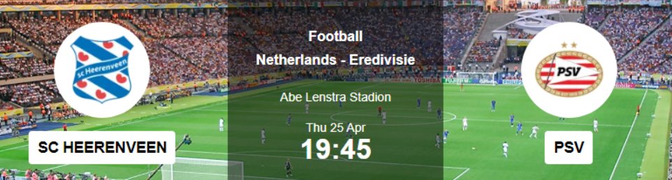 Heerenveen vs PSV 

🔷 PSV bu sezon son 30 maçının 25'inde 2 veya daha fazla gol attı 

🔷Heerenveen evinde oynadığı son 3 karşılaşmanın hiçbirinde galibiyet alamadı. 

🤑 PSV Kazanır ve 1.5 Üst olur.