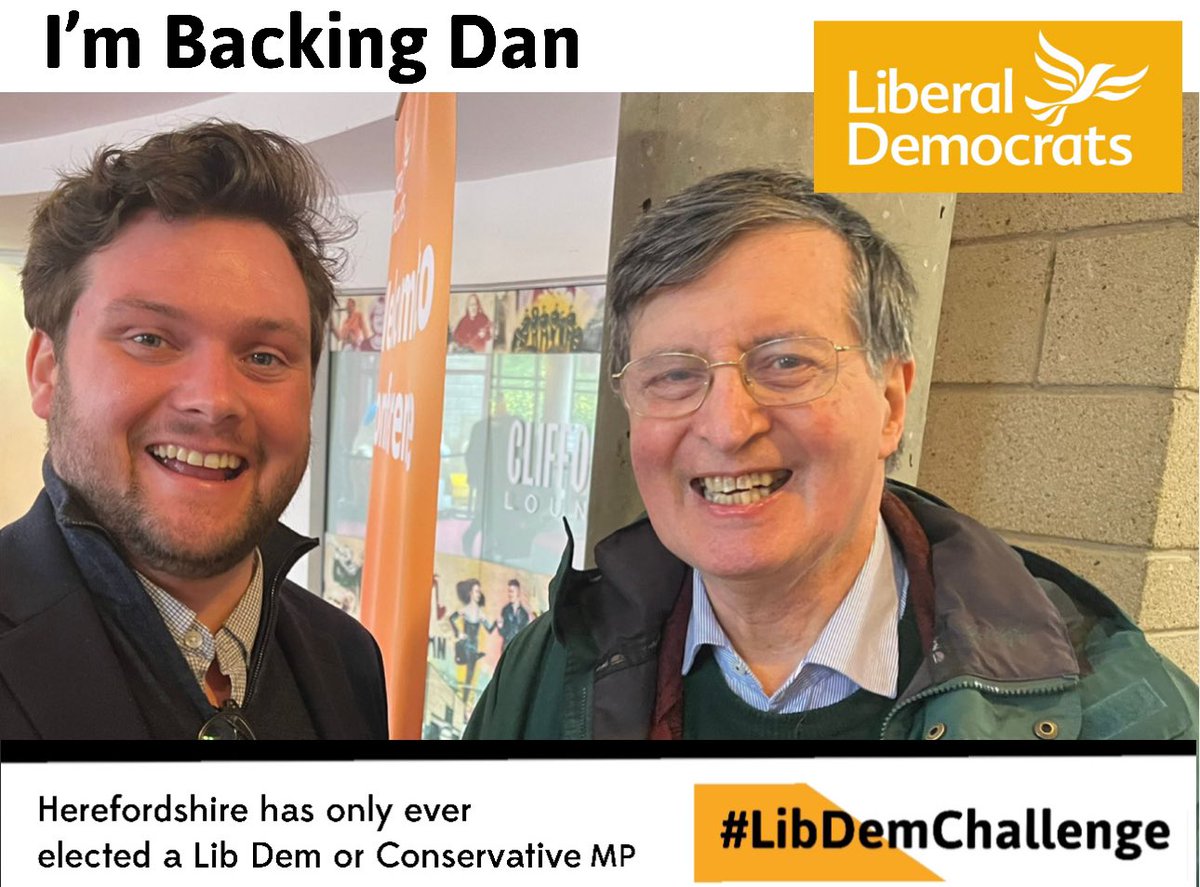 #Herefordshire #imbackingdan #libdemchallenge @CllrDanPowell