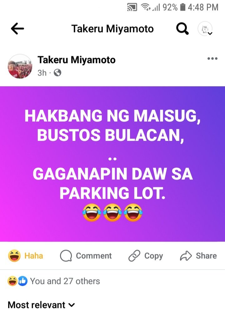 Walang Bina Balita mga gunggung ng DDS - #Duterte Utak Ipis Supporter sa bulok rally nayan.

No To #SaraDuterte
Boycott #SMNI
#NoToChaCha
#NoToCharterChange
Wanted Pastor Apollo Quiboloy