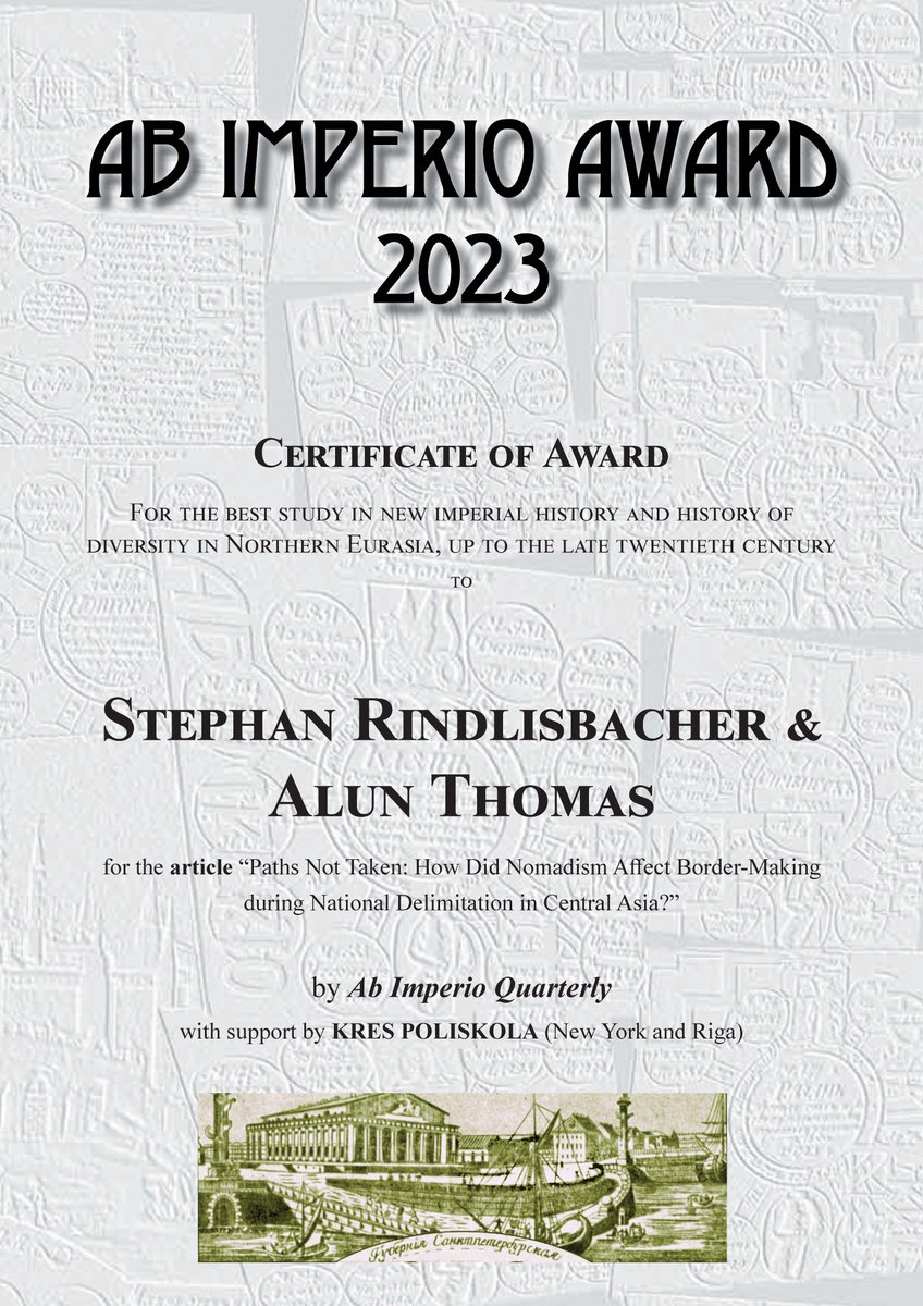 Congratulations to @StaffsUni lecturer @AlunR_Thomas who has received the prestigious @abimperio award for best article! Hear more about his research in a free public lecture tomorrow @unisouthampton. Book your place or sign up to watch the livestream ➡️ bit.ly/49QZsDx