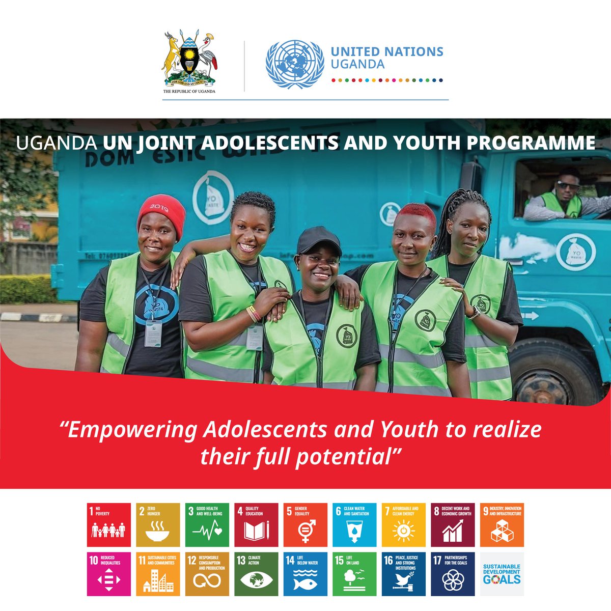 Exciting News! 🥳 @UNICEF is proud to be part of the Uganda United Nations Joint Adolescent and Youth Programme-#UNJAYP, working towards empowering adolescents & youth to realize their full potential. #YouthEmpowerment #InvestInUGchildren #UNJAYPUganda