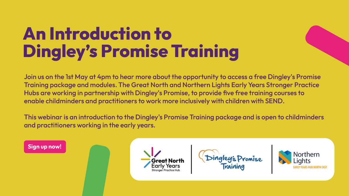 Did you know our hub and @NLightsEYHub are funding free places on an online SEND course? 99% of childminders and EYs practitioners who have accessed this training package say they would recommend it to a colleague! 🗓️ 1/05/24 4pm Book now: strongerpracticehubs.org.uk/hubs/ne/great-…