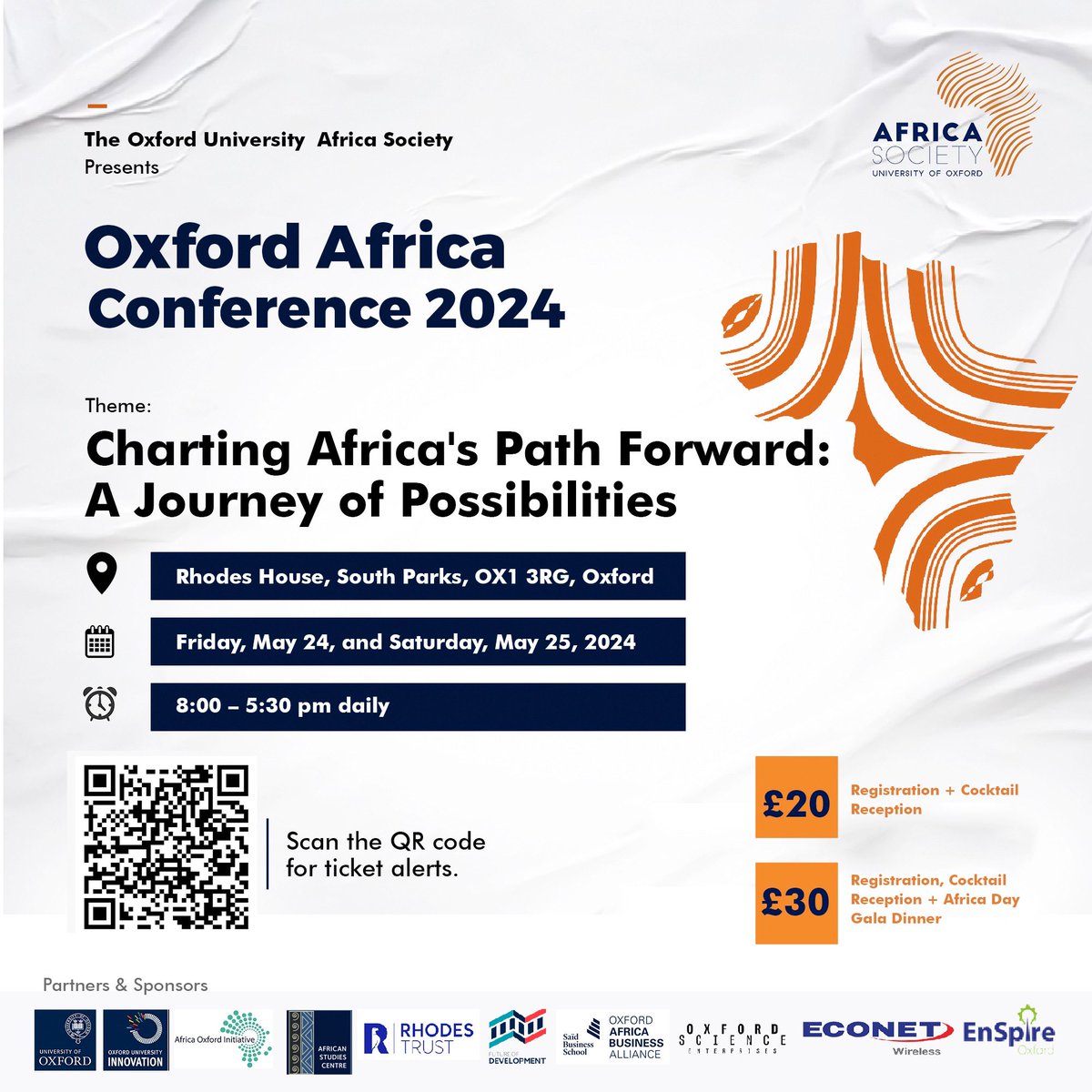 🌍 Exciting news! @oxfordafrica is delighted to announce the 2024 Oxford Africa Conference.

This years theme is: ‘Charting Africa’s Path Forward: A Journey of Possibilities’

#OxfordAfricaConference2024 #OAC2024 #ISF2024 #ChartingAfricasPathForward #JourneyOfPossibilities