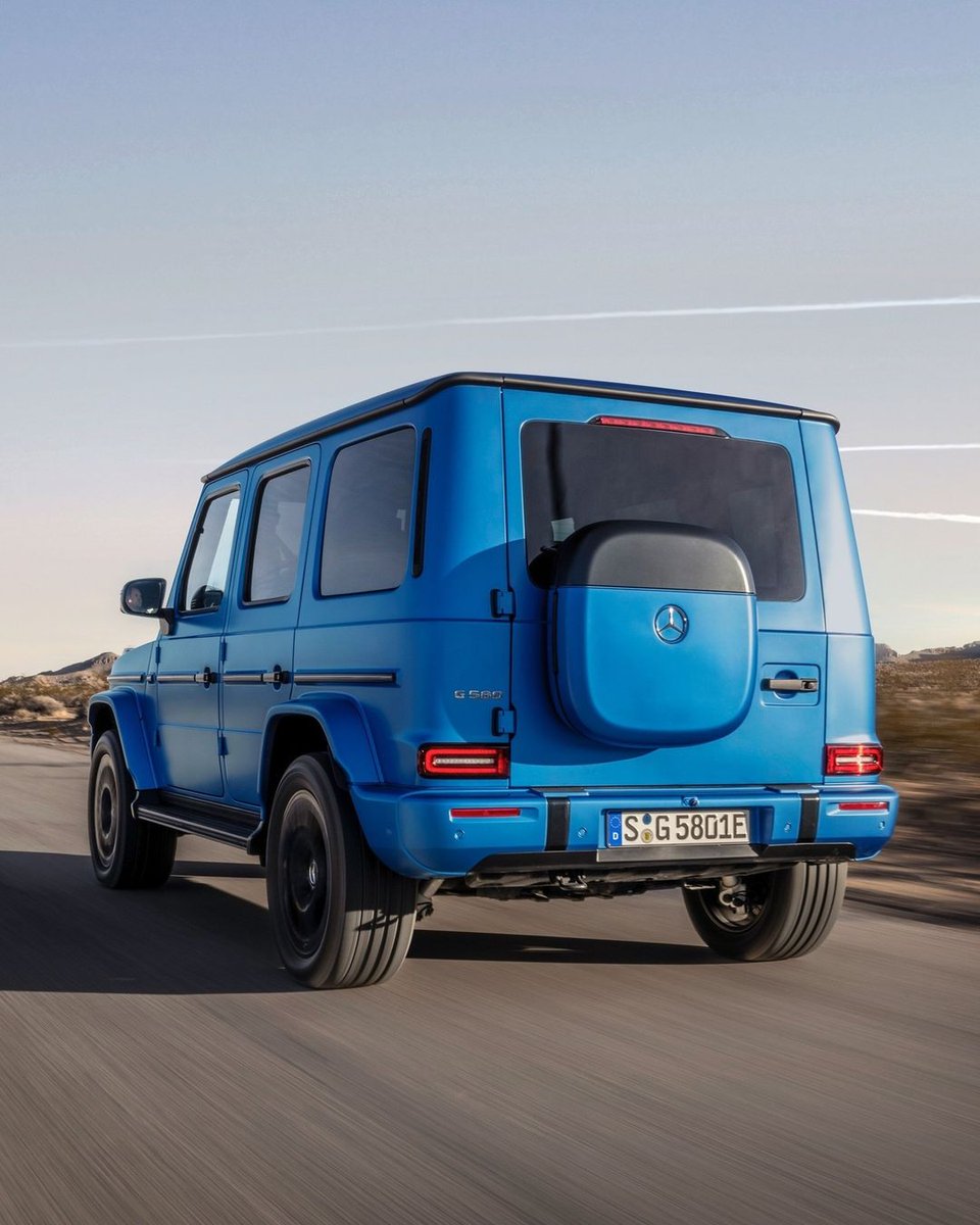 The electric G-Wagon, debuting as the 2025 Mercedes-Benz G 580.  With a 116 kWh battery and four electric motors delivering 579 horsepower and 879 lb-ft of torque. #carstagram #cars #car #carsofinstagram #gwagen #bmw #auto #carlifestyle #nairobi #carphotography #photography