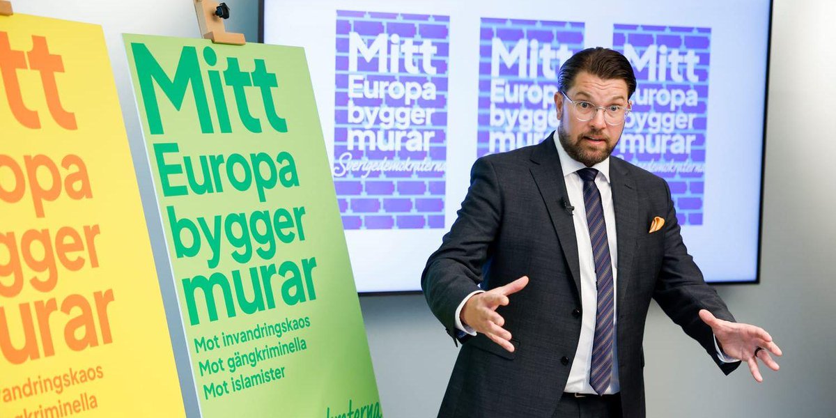 Mitt Europa bygger murar

gp.se/nyheter/sverig…

'SD hoppas att budskap om migration ska locka fler av partiets väljare till vallokalerna.

– Förhoppningsvis kan det mobilisera våra väljare i högre grad än tidigare, säger Åkesson.'

#SD2024 #euval #migpol #svpol